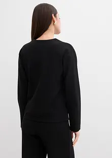 Maglia a maniche lunghe in punto di Roma, bonprix