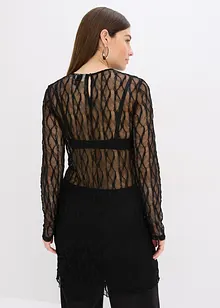 Abito corto in pizzo, bonprix