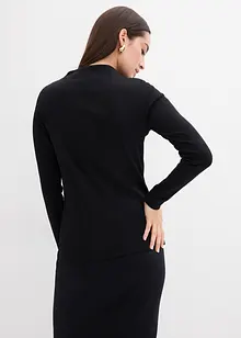 Maglia a costine a maniche lunghe, bonprix