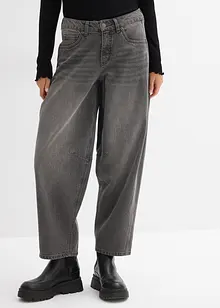 Jeans a palloncino, vita media, bonprix