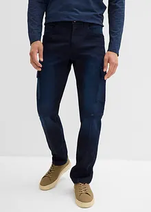 Jeans jogger cargo con girovita comodo regular fit, straight, bonprix