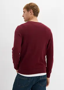 Maglione in filato fine con lana merino, bonprix