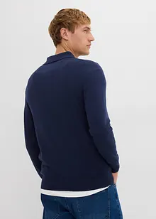 Maglione in filato fine con pregiata lana merino, slim fit, bonprix