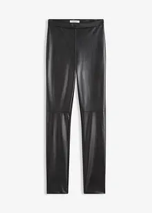 Pantaloni in similpelle di misto punto di Roma, bonprix