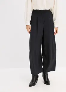 Pantaloni barrel in misto viscosa, bonprix