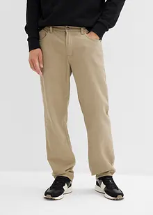 Pantaloni termici con cinta comoda relaxed fit, straight, bonprix