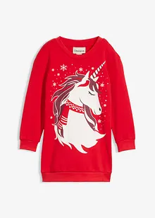 Abito in felpa di puro cotone, bonprix