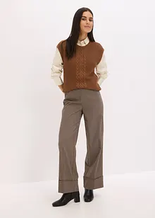 Gilet in maglia in misto lana, bonprix