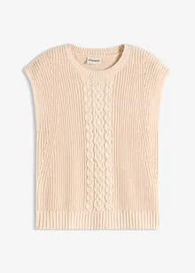 Gilet in maglia in misto lana, bonprix
