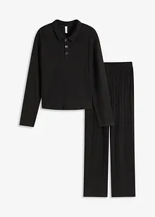 Tuta da casa oversize in morbida maglia a coste, bonprix