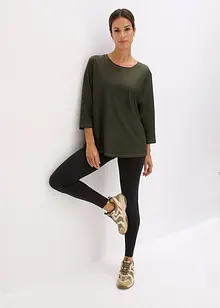 Maglia tecnica utra-morbida ad asciugatura rapida con maniche a 3/4, bonprix