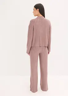 Tuta da casa oversize in morbida maglia a coste, bonprix