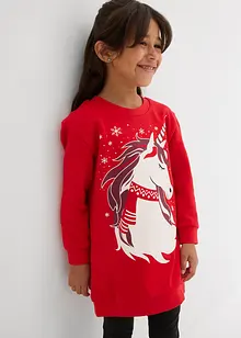 Abito in felpa di puro cotone, bonprix