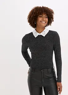 Maglia in misto cotone, bonprix