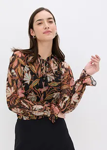 Maglia lunga in mesh morbido, bonprix