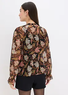 Maglia lunga in mesh morbido, bonprix