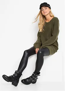 Maglione lungo con bottoni, bonprix