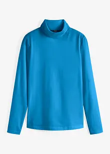 Maglia elasticizzata a collo alto e a maniche lunghe, bonprix