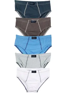 Slip con cotone biologico morbido (pacco da 5), bonprix