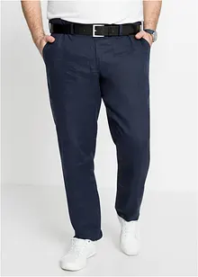 Pantaloni in lino con cinta comoda regular fit, straight, bonprix