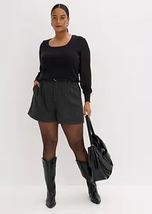 Maglione in filato fine di misto viscosa morbido, bonprix