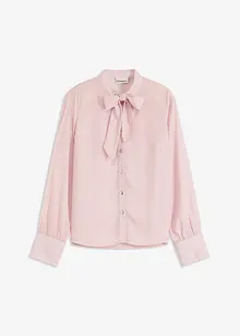 Camicetta di chiffon con fiocco staccabile, bonprix