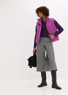 Gilet trapuntato leggermente lucido, bonprix