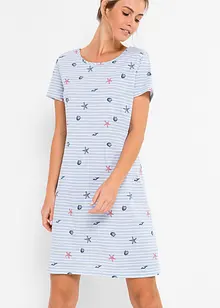 Camicia da notte corta in puro cotone, bonprix