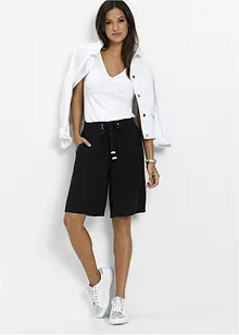 Bermuda in viscosa, bonprix