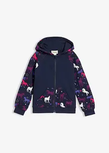 Felpa con zip, bonprix