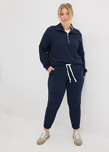Pantaloni in felpa con cinta comoda, bonprix