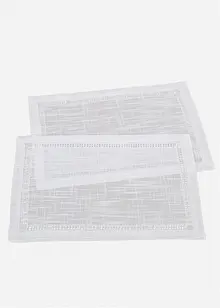 Tovagliette americane con ricamo traforato (pacco da 2), bonprix