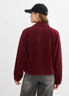Giacca prémaman 3 in 1 in pile teddy con inserto babywearing, bonprix