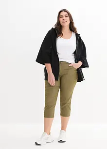 Jeans straight con cinta comoda, vita media, bonprix