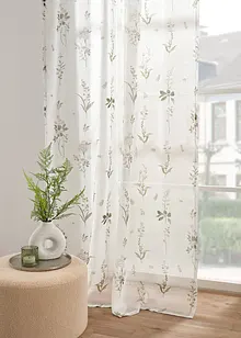 Tenda trasparente in fantasia floreale (pacco da 1), bonprix
