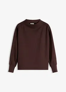 Felpa overzize effetto neoprene, bonprix