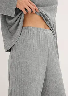 Pigiama in morbido jersey pointelle, bonprix