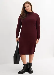 Abito in filato fine con colletto dritto, bonprix