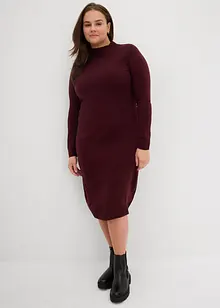 Abito in filato fine con colletto dritto, bonprix