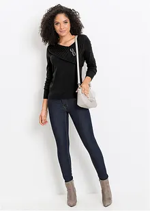 Maglione in filato fine con cotone, bonprix