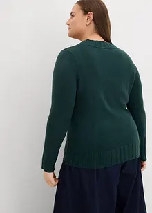 Maglione con scollo a V, bonprix