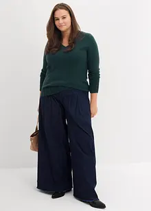 Maglione con scollo a V, bonprix