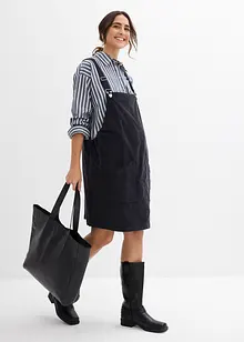 Abito salopette prémaman in velluto di cotone elasticizzato, bonprix