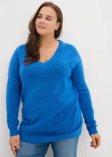 Maglione oversize con scollo a V, bonprix