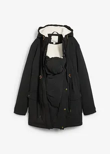 Cappotto prémaman imbottito 3 in 1 di media pesantezza con inserto babywearing, bonprix