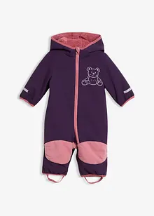Tuta in softshell idrorepellente con cappuccio, bonprix