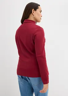 Maglia a collo alto in puro cotone, bonprix