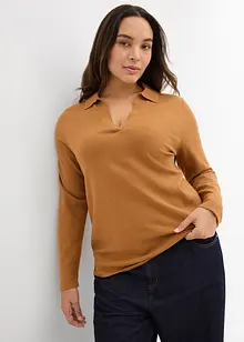 Polo in viscosa fine, bonprix