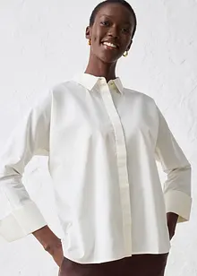 Blusa con seta, bonprix