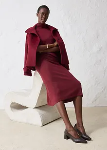 Gonna in maglia di misto lana morbido, bonprix